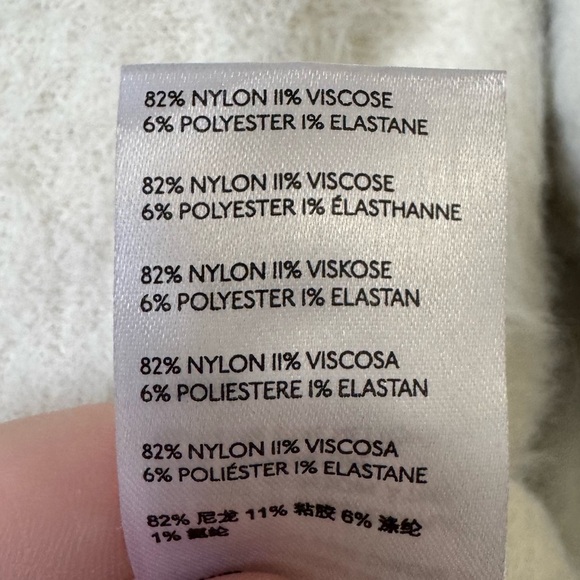 By Anthropologie Ember eyelash pullover cream off white jumper sweater - Picture 7 of 7